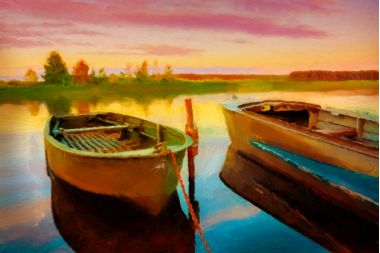 Two Boats Ready - Artwork from Printism